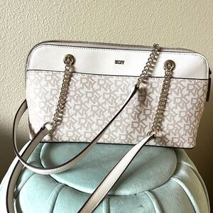 🌸 DKNY Cream and Beige  Crossbody Bag 🌸